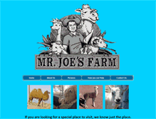 Tablet Screenshot of mrjoesfarm.org